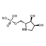 CAS#: 208658-24-6， [(2R,3R,4S)-3,4-Dihydroxy-2-Pyrrolidinyl]Methyl Dihydrogen Phosphate