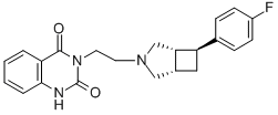 CAS#: 208661-17-0， 3-[2-[(1S,5S,7S)-7-(4-Fluorophenyl)-3-Azabicyclo[3.2.0]Hept-3-Yl]Ethyl]-1H-Quinazoline-2,4-Dione