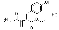 CAS 登录号：2087-45-8， 甘氨酰-L-酪氨酸乙酯盐酸盐(1:1)