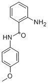 structure of CAS# 20878-54-0, 2-Amino-N-(4-Methoxy-Phenyl)-Benzamide;Zero/006296;Bim-0015329.P001;A4141/0176478