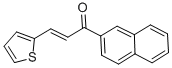 structure of CAS# 20894-63-7, 1-(2-Naphthalenyl)-3-(2-Thienyl)-2-Propen-1-One;(2E)-1-(2-Naphthyl)-3-(2-Thienyl)-2-Propen-1-One;1-(2-NAPHTHYL)-3-(2-THIENYL)-2-PROPEN-1-ONE 98%;1-(NAPHTH-2-YL)-3-(THIEN-2-YL)PROP-2-EN-1-ONE