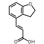CAS#: 209257-37-4， (2E)-3-(2,3-Dihydro-1-Benzofuran-4-Yl)Acrylic Acid