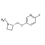 CAS#: 209327-88-8， 2-Fluoro-5-{[(2S)-1-Methyl-2-Azetidinyl]Methoxy}Pyridine