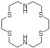 structure of CAS# 20934-69-4, 1,4,10,13-Tetrathia-7,16-Diazacyclooctadecane;7,16-Diaza-1,4,10,13-tetrathiacyclooctadecane