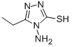structure of CAS# 20939-16-6, 4-Amino-5-Ethyl-4H-1,2,4-Triazole-3-Thiol;Zinc01655511;Sbb000093;Nsc166131