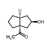 CAS#: 209549-08-6， 1-[(2R,3aS,6aS)-2-Hydroxyhexahydro-3A(1H)-Pentalenyl]Ethanone