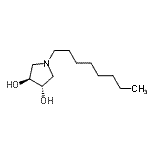 CAS#: 209625-73-0， (3S,4S)-1-Octyl-3,4-Pyrrolidinediol