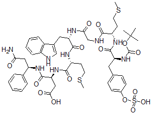CAS#: 20987-59-1， Tert-Butyloxycarbonyl-Cholecystokinin (27-33)