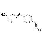 CAS#: 209919-81-3， 3-{4-[(E)-(Hydroxyimino)Methyl]Phenyl}-N,N-Dimethyl-2-Propyn-1-Amine
