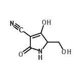 CAS#: 209963-51-9， 4-Hydroxy-5-(Hydroxymethyl)-2-Oxo-2,5-Dihydro-1H-Pyrrole-3-Carbonitrile