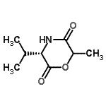 CAS#: 209973-72-8， (3S)-3-Isopropyl-6-Methyl-2,5-Morpholinedione