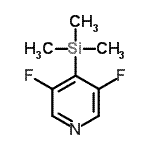 CAS#: 210169-19-0， 3,5-Difluoro-4-(Trimethylsilyl)Pyridine