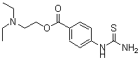 CAS#: 21033-42-1， 4-[(Aminothioxomethyl)Amino]-Benzoic Acid 2-(Diethylamino)Ethyl Ester