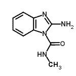 CAS 登录号：21035-29-0， 2-氨基-N-甲基-1H-苯并咪唑-1-甲酰胺