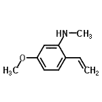 CAS#: 210536-31-5， 5-Methoxy-N-Methyl-2-Vinylaniline
