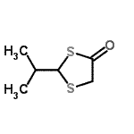 CAS#: 210548-07-5， 2-Isopropyl-1,3-Dithiolan-4-One