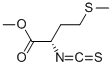 structure of CAS# 21055-47-0, 2-Isothiocyanato-4-(Methylthio)-Butanoic Acid Methyl Ester;Methyl 2-Isothiocyanato-4-Methylsulfanyl-Butanoate;2-Isothiocyanato-4-(Methylthio)Butanoic Acid Methyl Ester;2-Isothiocyanato-4-(Methylthio)Butyric Acid Methyl Ester