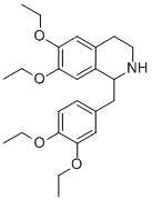 structure of CAS# 21088-15-3, 1-(3,4-Diethoxy-Benzyl)-6,7-Diethoxy-1,2,3,4-Tetrahydro-Isoquinoline;(1S)-1-(3,4-Diethoxybenzyl)-6,7-Diethoxy-3,4-Dihydro-1H-Isoquinolin-2-Ium;Zinc03337377
