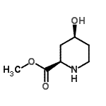 CAS#: 211058-81-0， Methyl (2R,4S)-4-Hydroxy-2-Piperidinecarboxylate