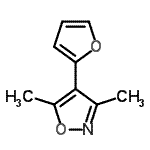 CAS#: 211096-32-1， 4-(2-Furyl)-3,5-Dimethyl-1,2-Oxazole
