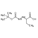 CAS#: 211107-24-3， 2-(2-{[(2-Methyl-2-Propanyl)Oxy]Carbonyl}Hydrazino)Butanoic Acid