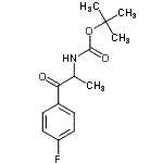 CAS#: 211242-48-7， 2-Methyl-2-Propanyl [1-(4-Fluorophenyl)-1-Oxo-2-Propanyl]Carbamate