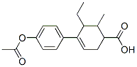CAS#: 21161-63-7， 4-[4-(Acetyloxy)Phenyl]-5-Ethyl-6-Methyl-3-Cyclohexene-1-Carboxylic Acid