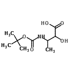 CAS#: 211746-09-7， 2-Hydroxy-3-({[(2-Methyl-2-Propanyl)Oxy]Carbonyl}Amino)Butanoic Acid