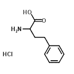 structure of CAS# 21176-60-3, 2-Amino-4-Phenylbutanoic Acid Hydrochloride (1:1);(S)-2-Amino-4-phenylbutanoic acid hydrochloride;2-(RS)-amino-4-phenylbutyric acid hydrochloride;2-amino-4-phenylbutanoic acid hydrochloride