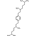 structure of CAS# 211809-80-2, 1,4-Bis(3,7-Dimethyloctyl)Benzene;1,4-Bis(3,7-dimethyloctyl)benzene;14-BIS- BENZENE97;636770_ALDRICH