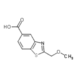 CAS#: 211915-66-1， 2-(Methoxymethyl)-1,3-Benzothiazole-5-Carboxylic Acid