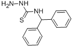 structure of CAS# 21198-25-4, N-(Diphenylmethyl)-Hydrazinecarbothioamide;4-BENZHYDRYL-3-THIOSEMICARBAZIDE