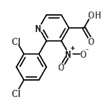 CAS#: 212139-07-6， 2-(2,4-Dichlorophenyl)-3-Nitroisonicotinic Acid