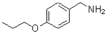 structure of CAS# 21244-33-7, 1-(4-Propoxyphenyl)Methanamine;(4-Propoxybenzyl)amine;(4-propoxyphenyl)methanamine;(4-propoxyphenyl)methylamine