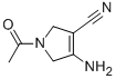 structure of CAS# 2125-74-8, 1-Acetyl-4-Amino-2,5-Dihydro-1H-Pyrrole-3-Carbonitrile;1H-Pyrrole-3-Carbonitrile,1-Acetyl-4-Amino-2,5-Dihydro-;1-ACETYL-4-AMINO-2,5-DIHYDRO-1H-PYRROLE-3-CARBONITRILE
