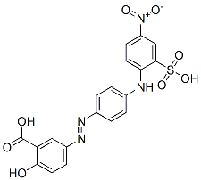 CAS#: 21268-97-3， 2-Hydroxy-5-[[4-[(4-Nitro-2-Sulfophenyl)Amino]Phenyl]Azo]Benzoic Acid