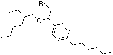 CAS#: 21270-07-5， [alpha-(Bromomethyl)-4-Hexylbenzyl](2-Ethylhexyl) Ether
