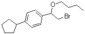 CAS#: 21270-09-7， [alpha-(Bromomethyl)-4-Cyclopentylbenzyl]Butyl Ether