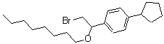 CAS#: 21270-11-1， [alpha-(Bromomethyl)-4-Cyclopentylbenzyl]Octyl Ether