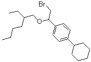 CAS#: 21270-16-6， [alpha-(Bromomethyl)-4-Cyclohexylbenzyl](2-Ethylhexyl) Ether