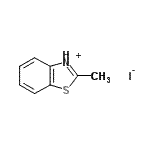 CAS#: 212711-24-5， 2-Methyl-1,3-Benzothiazol-3-Ium Iodide