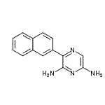 CAS#: 212778-91-1， 3-(2-Naphthyl)-2,6-Pyrazinediamine