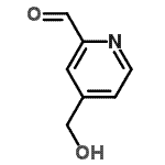 structure of CAS# 212914-74-4, 4-(Hydroxymethyl)-2-Pyridinecarbaldehyde;4-(hydroxymethyl)picolinaldehyde