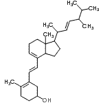 CAS#: 21307-05-1， (6E,22E)-9,10-Secoergosta-5(10),6,8,22-Tetraen-3-Ol
