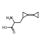 CAS#: 213198-57-3， 3-[1,1'-Bi(cyclopropyliden)-2-yl]alanine