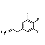 结构式 CAS# 213327-80-1, 5-烯丙基-1,2,3-三氟苯
