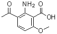 CAS 登录号：213340-75-1， 3-乙酰基-2-氨基-6-甲氧基苯甲酸