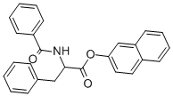 CAS 登录号：2134-24-9， N-苯甲酰基-苯丙氨酸 2-萘基酯