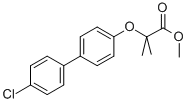 CAS#: 21340-68-1， Methyl 2-(4-(4-chlorophenyl)phenoxy)-2-methylpropionate
