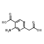 CAS#: 21346-57-6， 4-Amino-2-(Carboxymethyl)-5-Pyrimidinecarboxylic Acid